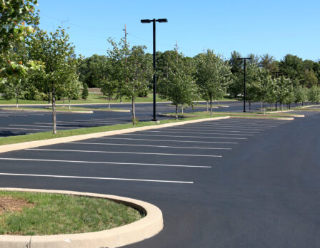 summertime empty parking lot summertime empty parking lot